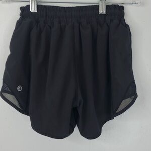 Lululemon Hotty Hot Shorts Running Longer Inseam Drawstring Waist Womens 4